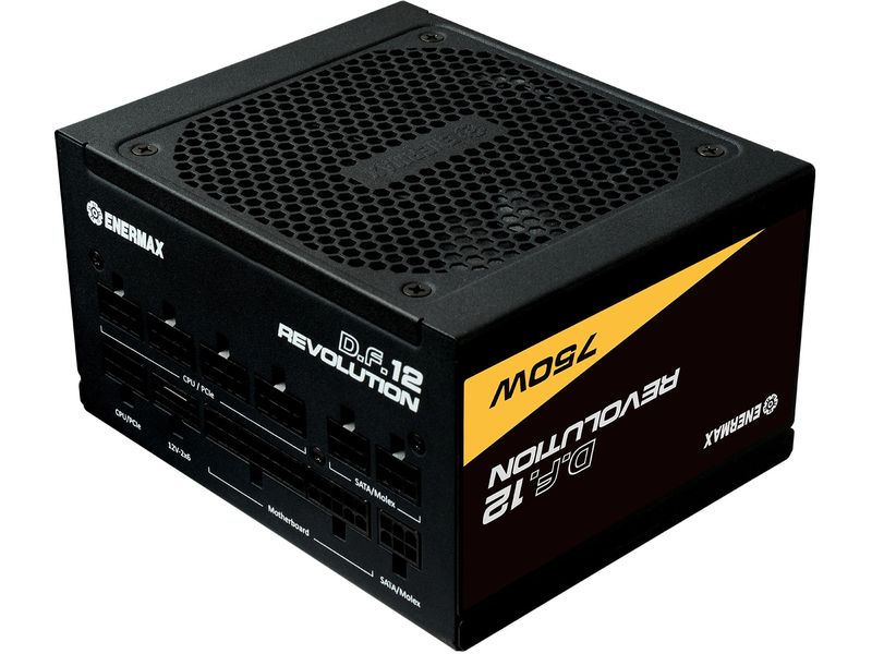 Enermax Netzteil Revolution D.F. 12 750 W Vollmodulares ATX 3.1-Netzteil mit 80  Gold-Zertifizierung