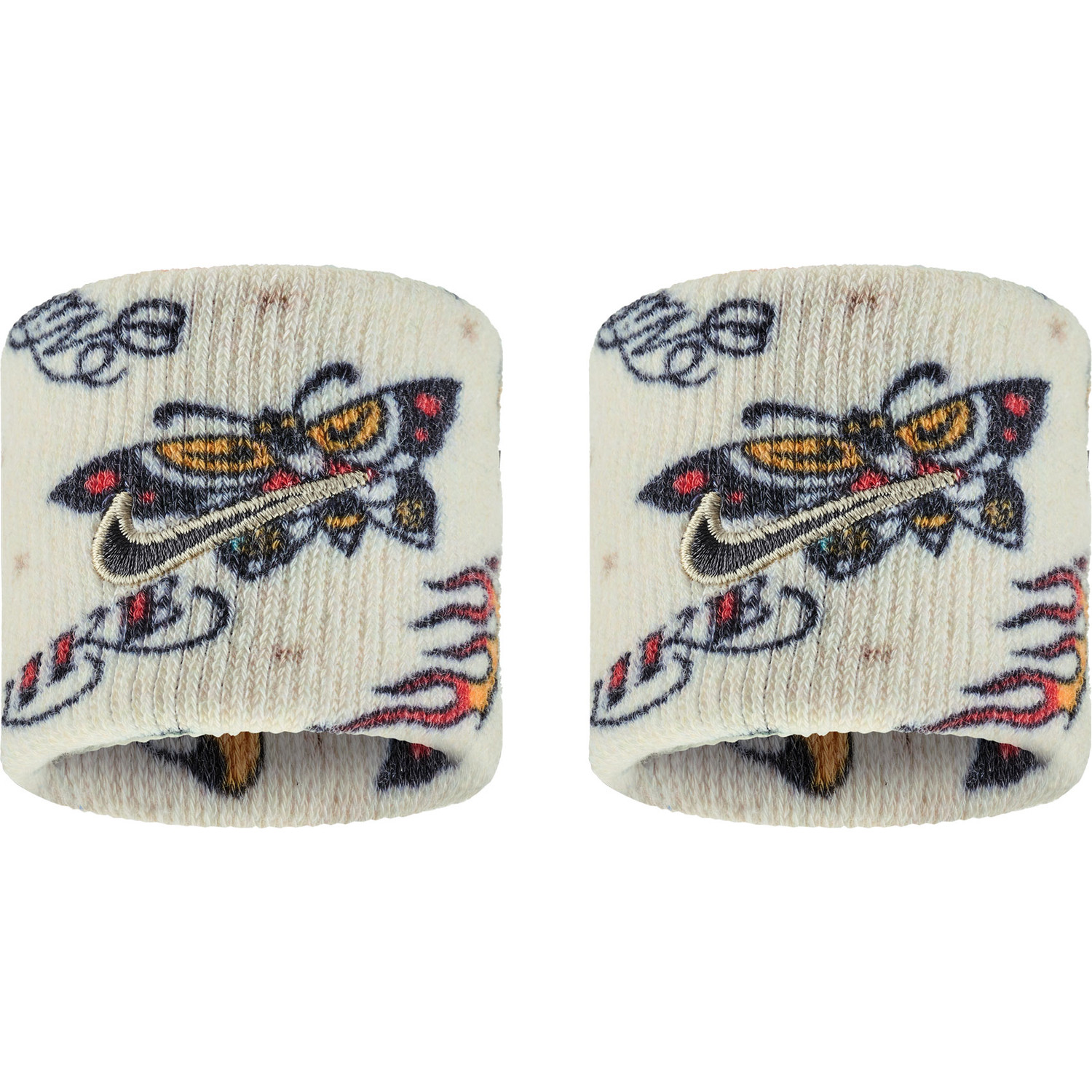 Nike Dri-Fit Swoosh Classic Print Wristband 2-Pack