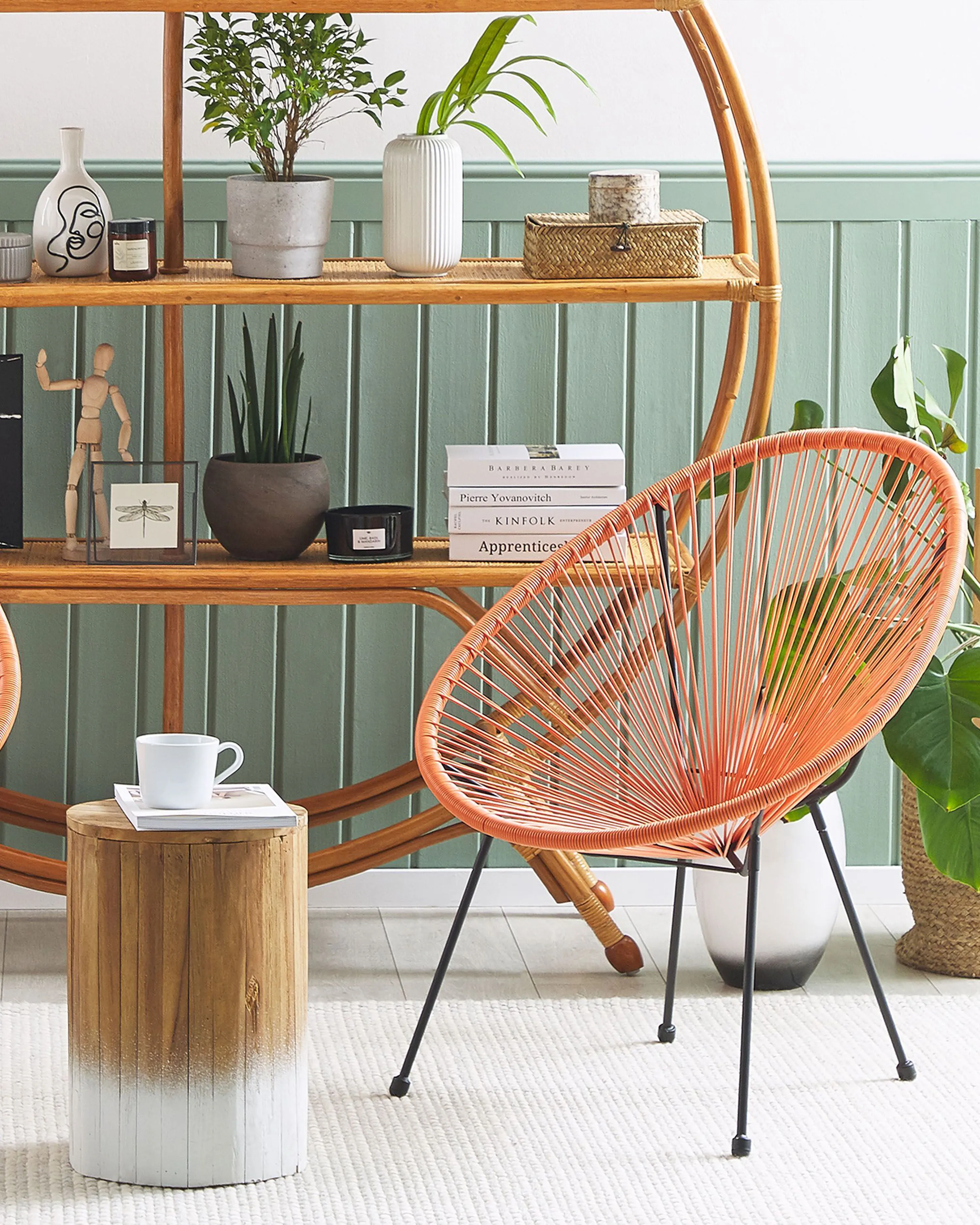 Set van 2 tuinstoelen ACAPULCO II PE rotan Oranje