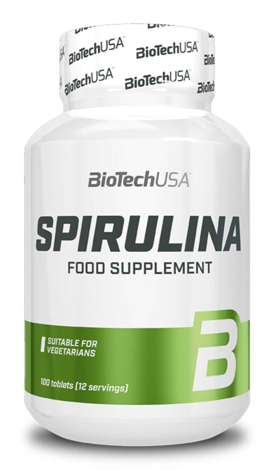 Comprimidos de Spirulina Biotech USA, 100 unidades