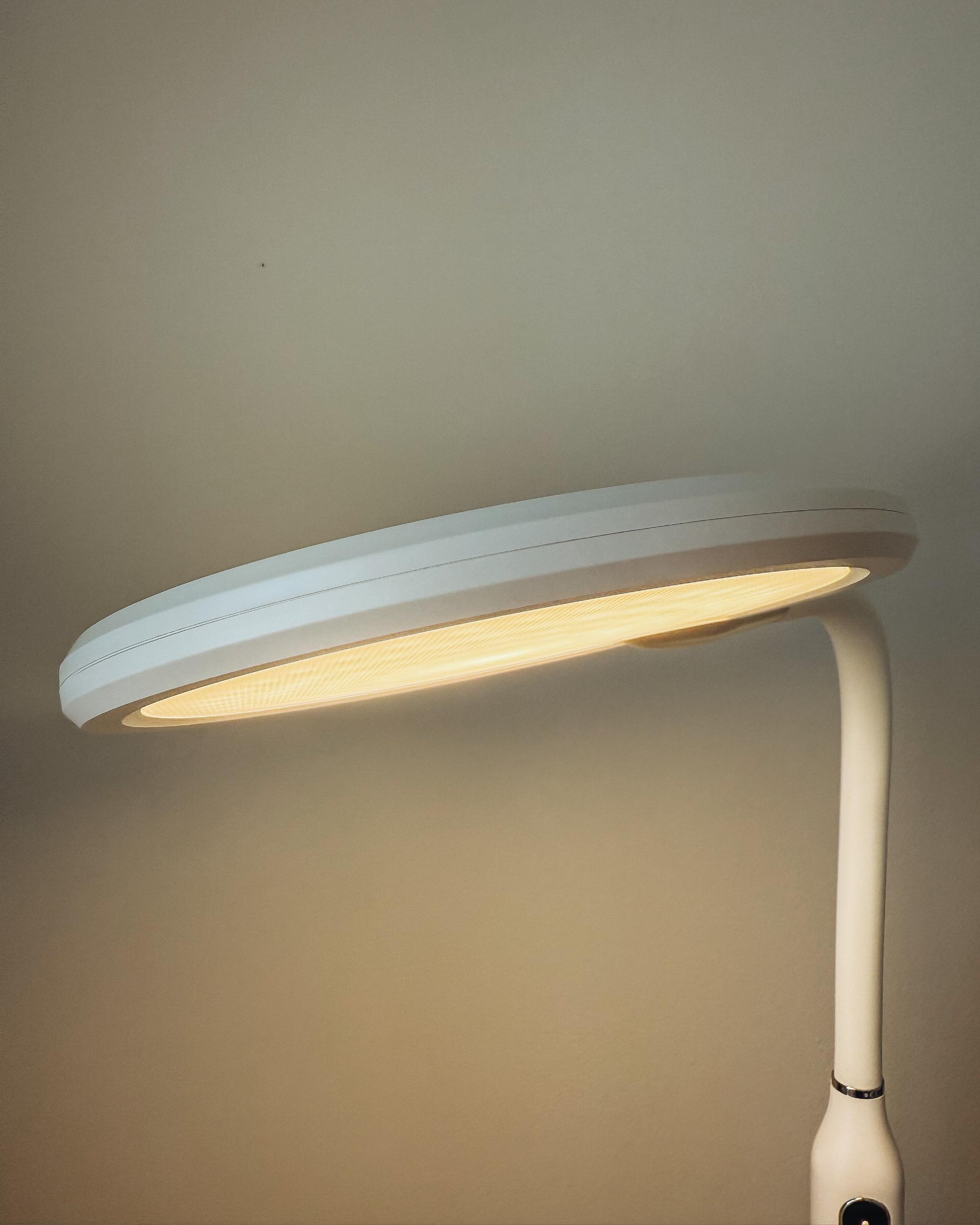 LED staande lamp CASSIOPEIA met dimmer Metaal Wit