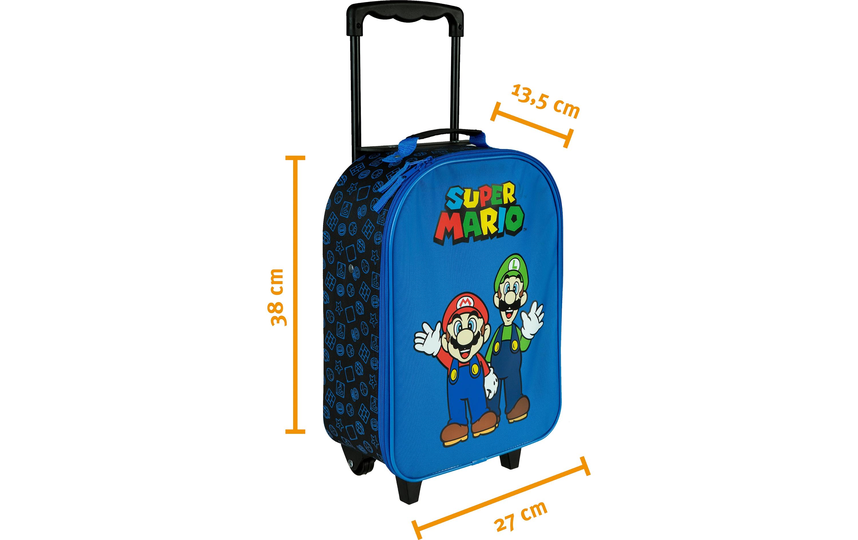 Kinder-Reisekoffer Super Mario 13 lKinder Trolley mit 2 Rollen