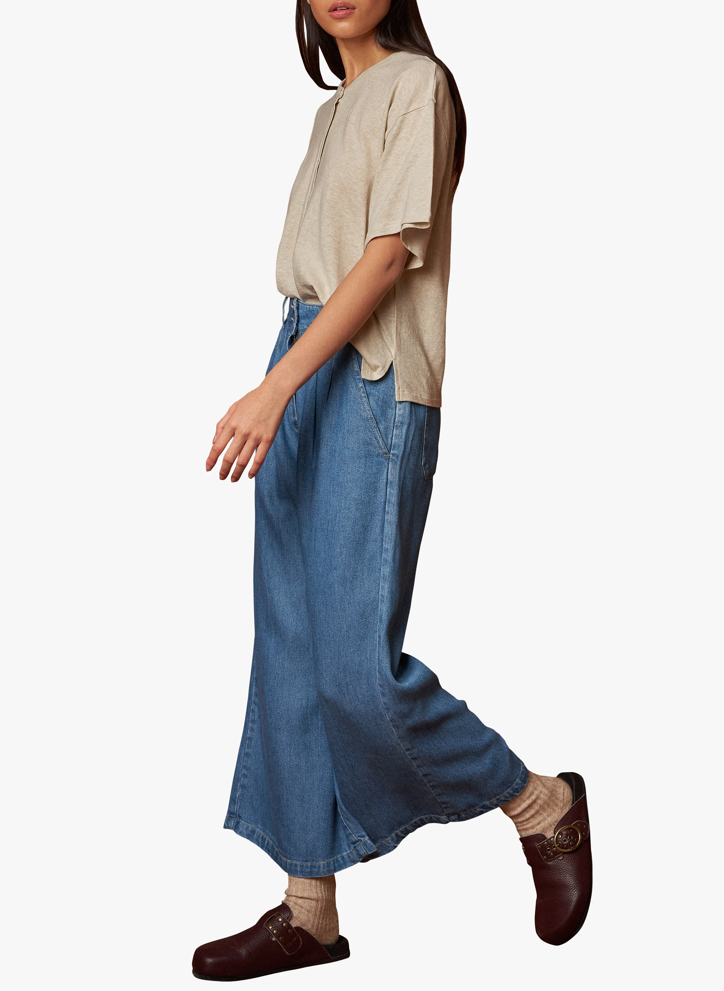 Jean large taille haute | Jean Stone