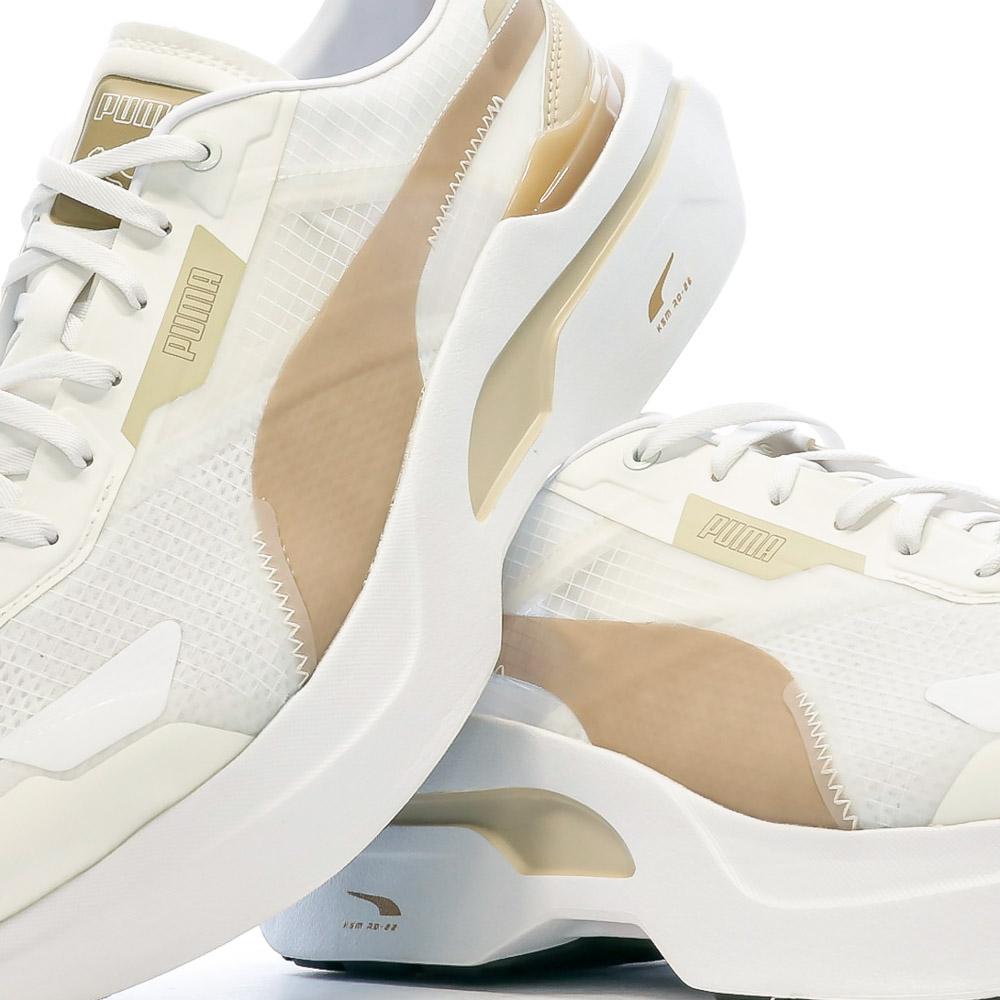Puma Baskets Blanc/Marron Homme Puma Kosmo Rider