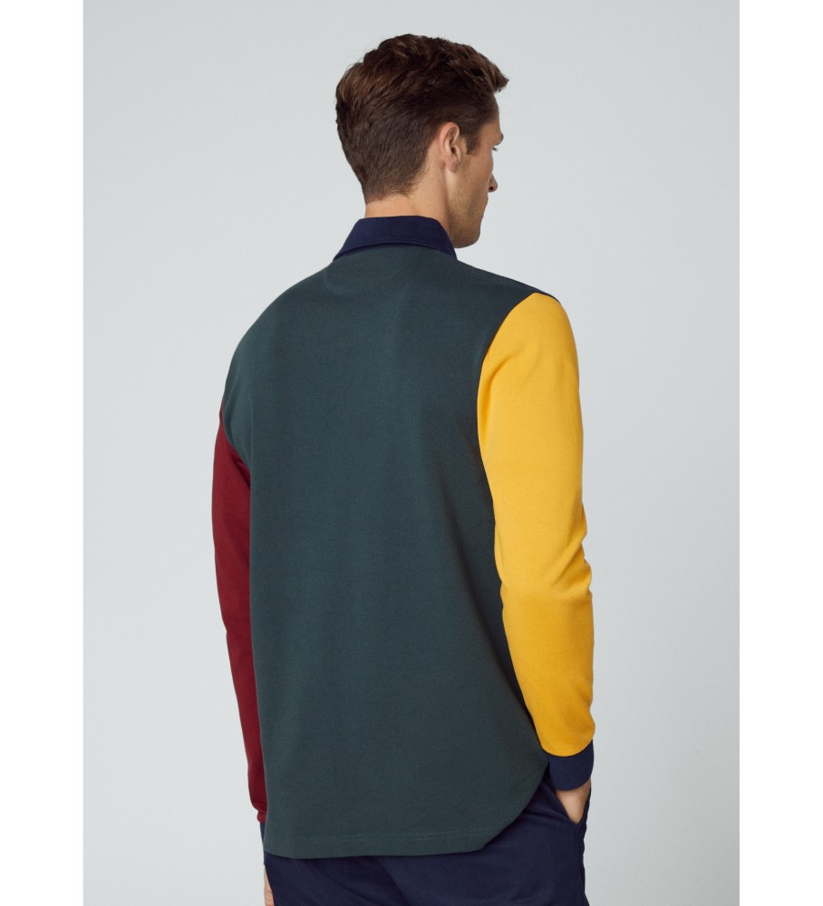 Hackett Polo Heritage Multi Rugby azul marinho