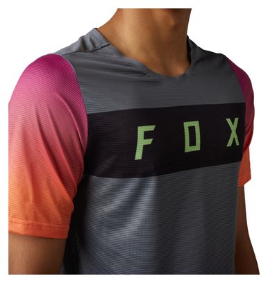 Maillot Manches Courtes Fox Flexair Arcadia Gris