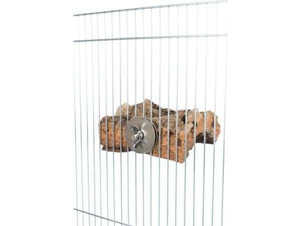 Trixie Landing area with screw attachment, cork, 8 × 12 cm