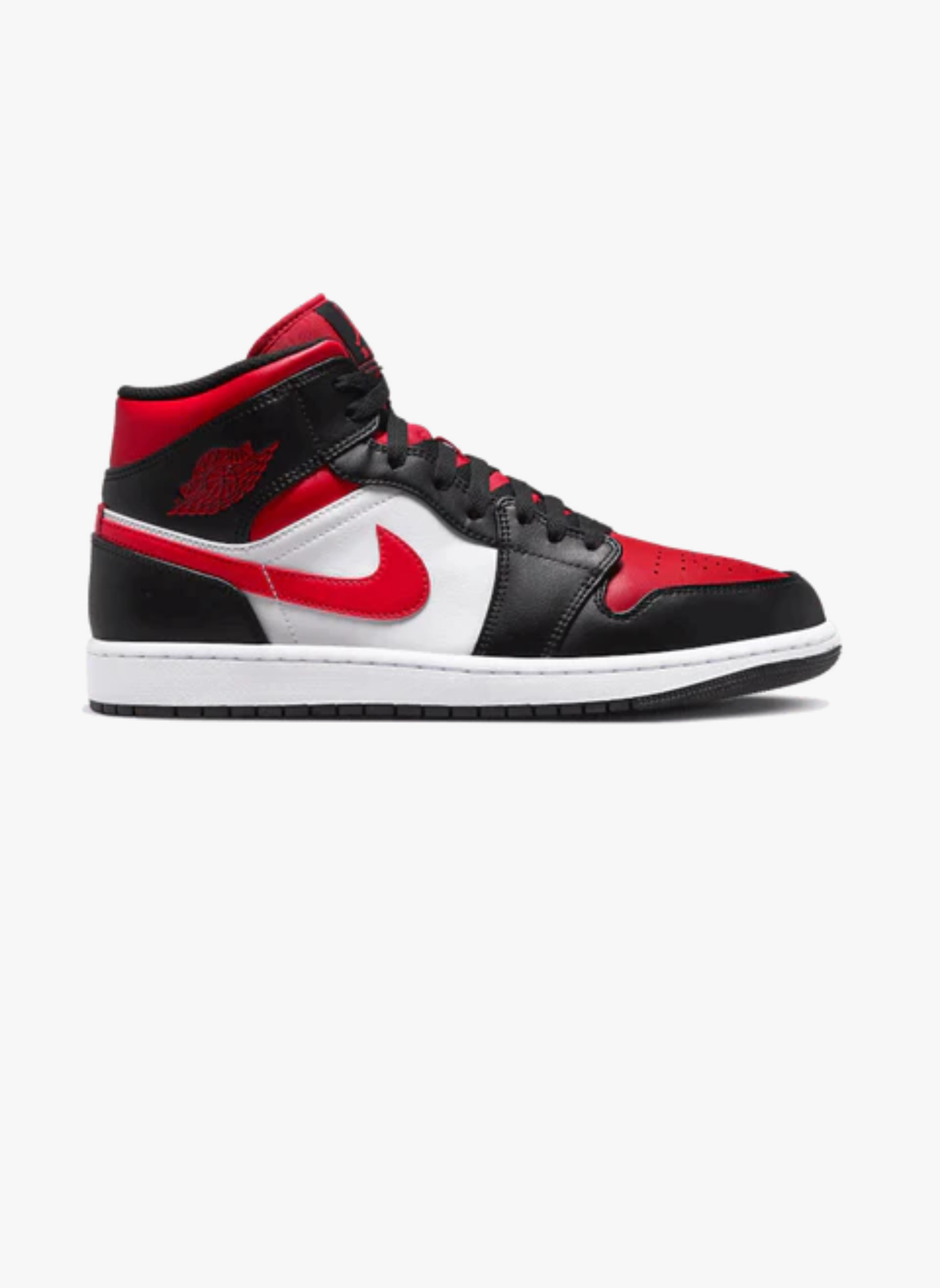 AIR JORDAN MID - Basket basses en cuir | Rouge