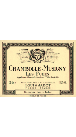 Domaine Louis Jadot 1er Cru - Les Fuées 2012 Chambolle-Musigny Rouge