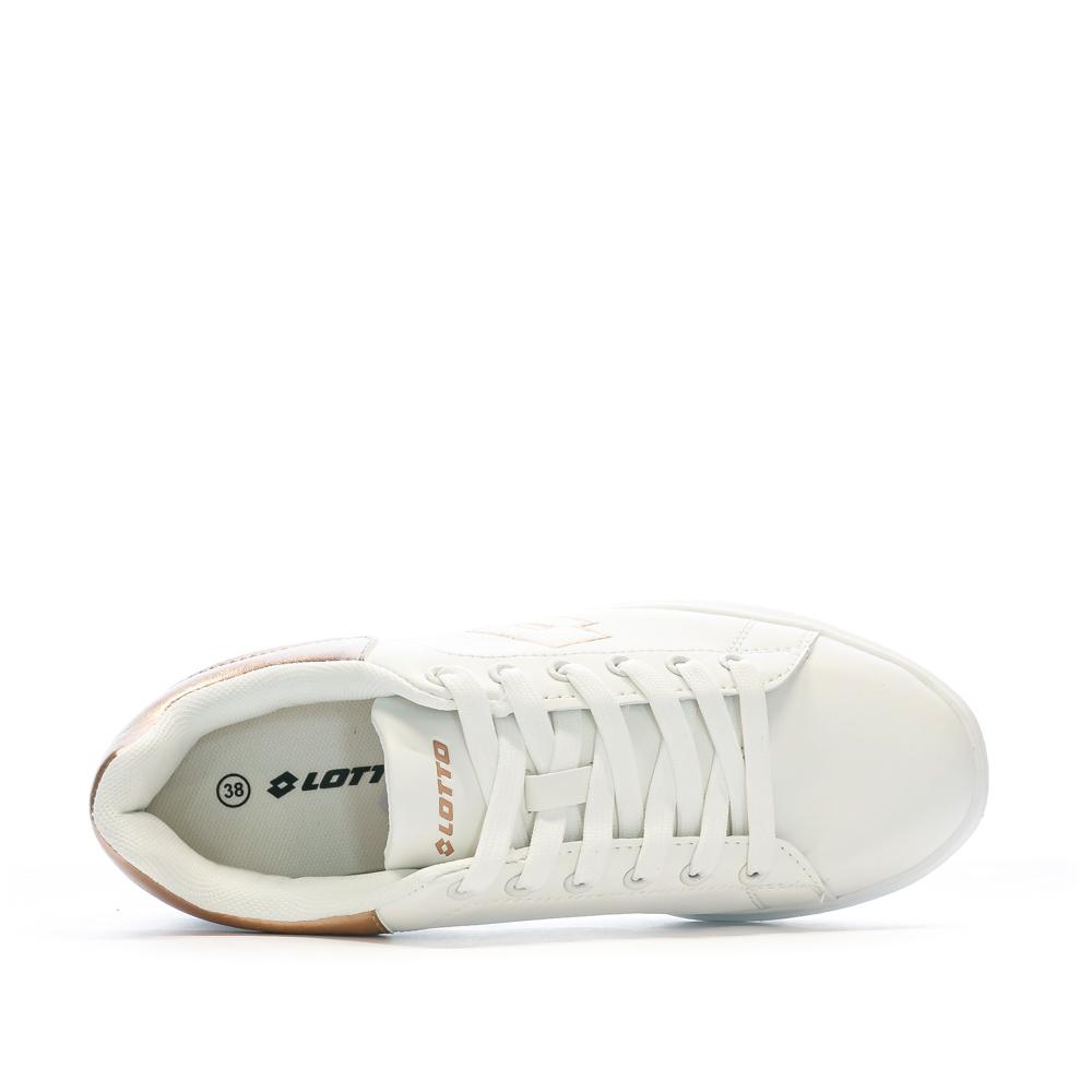 Lotto Baskets BLanches Femme Lotto Thirteen