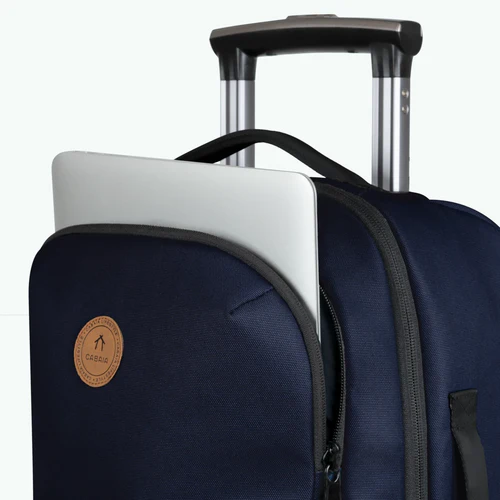 Valise souple 2 roues XS Reykjavik bleu marine