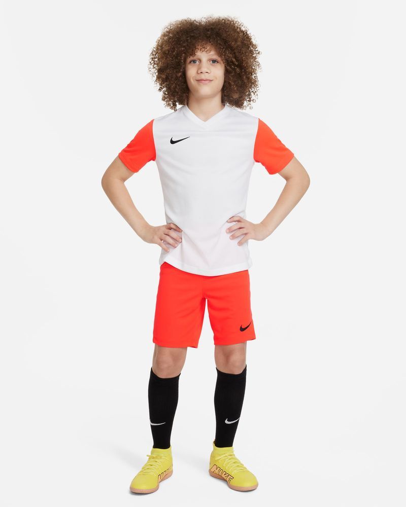 Maillot Nike Tiempo Premier II Blanc & Rouge pour enfant