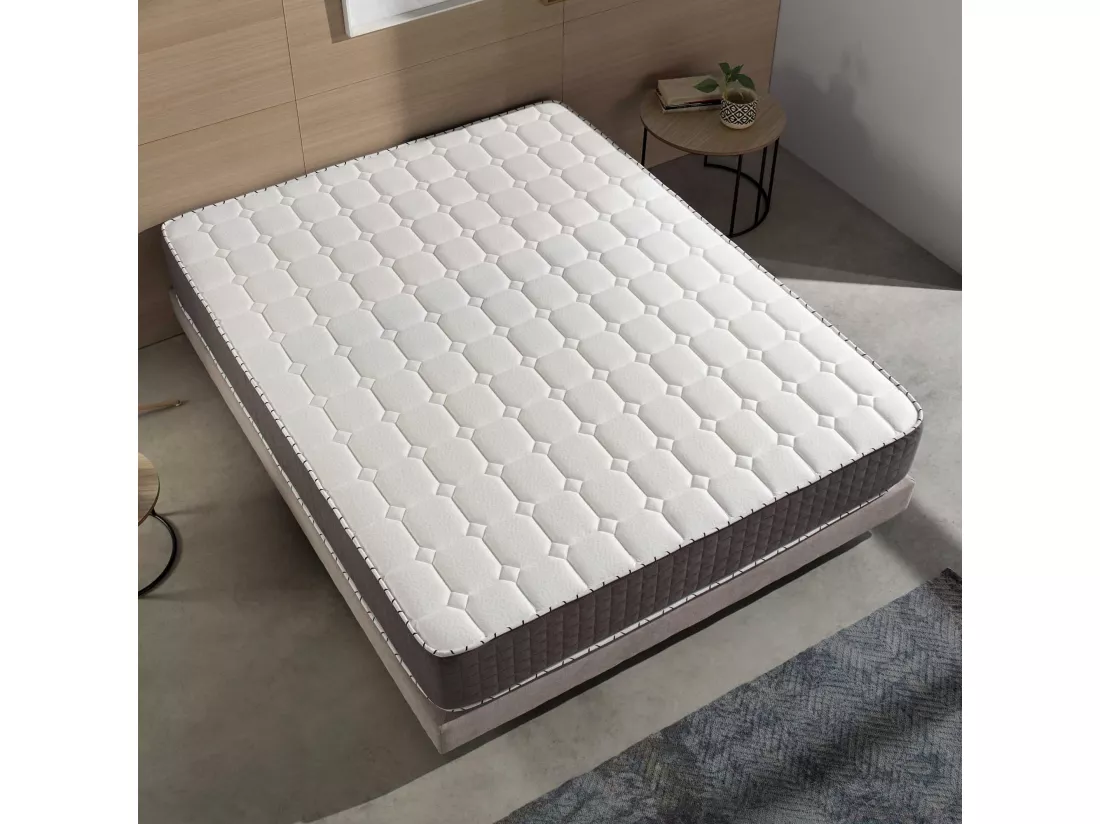 Naturalex - Matelas Extrafresh 140x190 cm - Mousse à mémoire de forme HR - Soutien Blue Latex - Très épais 30 cm, 7 Zones, 2 faces été, hiver - Tissu Respirant