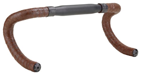Ruban de Cintre Supacaz Super Sticky Kush Gravel Marron Coffee avec Bouchons