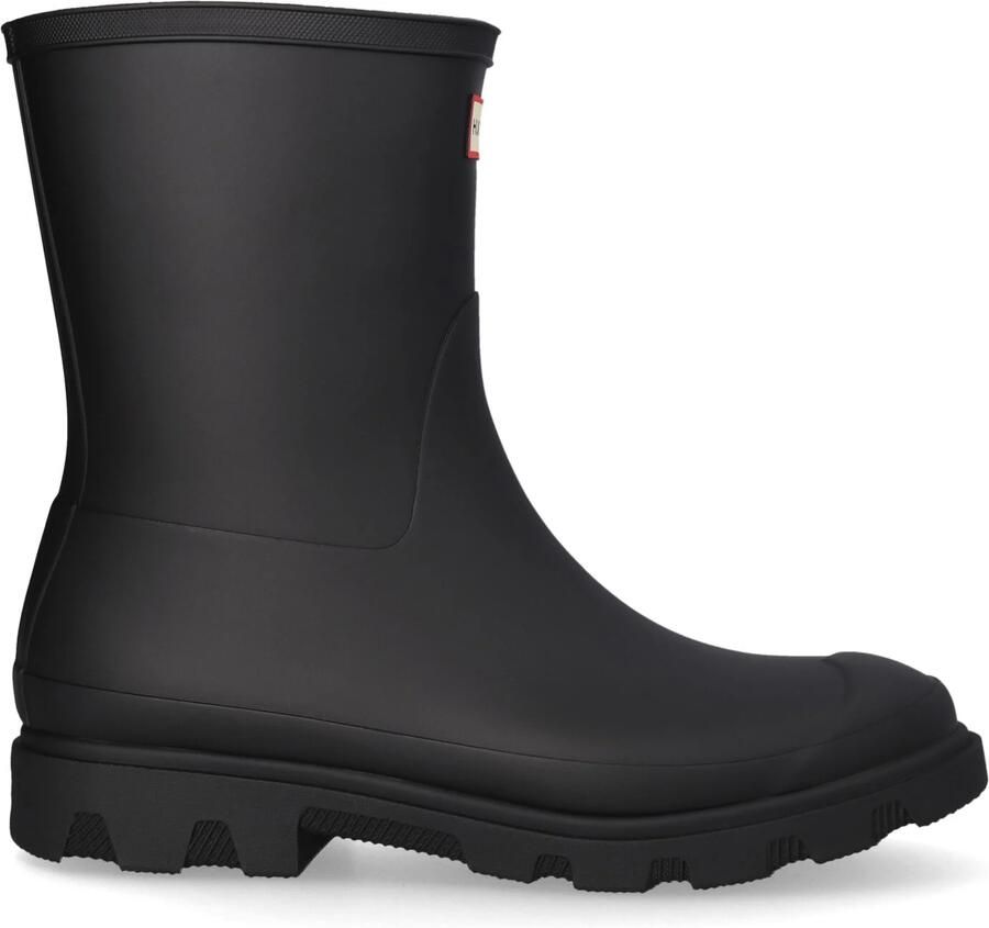 HUNTER Regenlaarzen Dames Downpour Short Wellington Boots Maat: 36 Materiaal: Rubber Kleur: Zwart