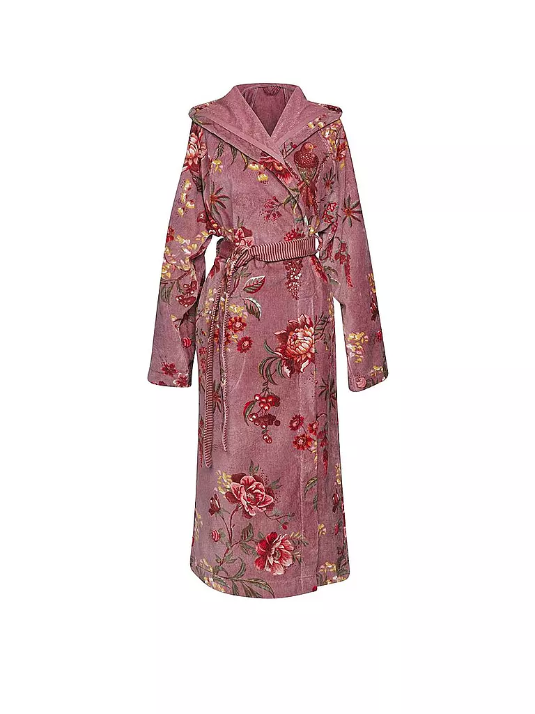 PIP STUDIO Damen Bademantel SECRET GARDEN Mauve beere