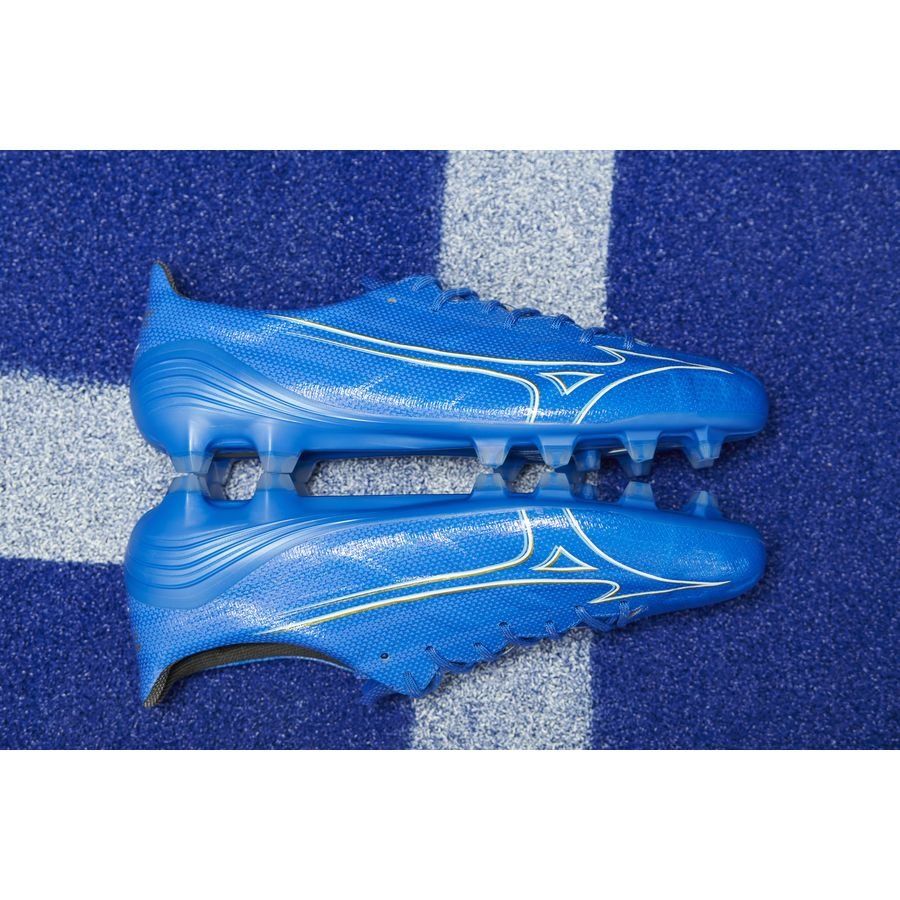 Mizuno Alpha Made in Japan FG/AG Mugen - Bleu/Blanc/Doré