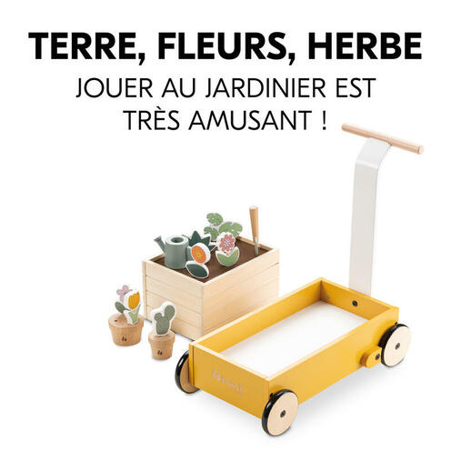 Trotteur jardinier Learn to walk - Bois - HAUCK