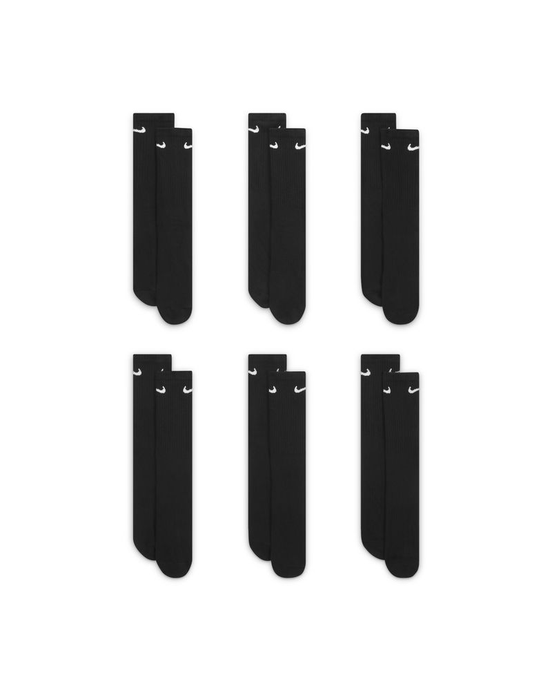 Lot de 6 paires de chaussettes Nike Everyday Noir