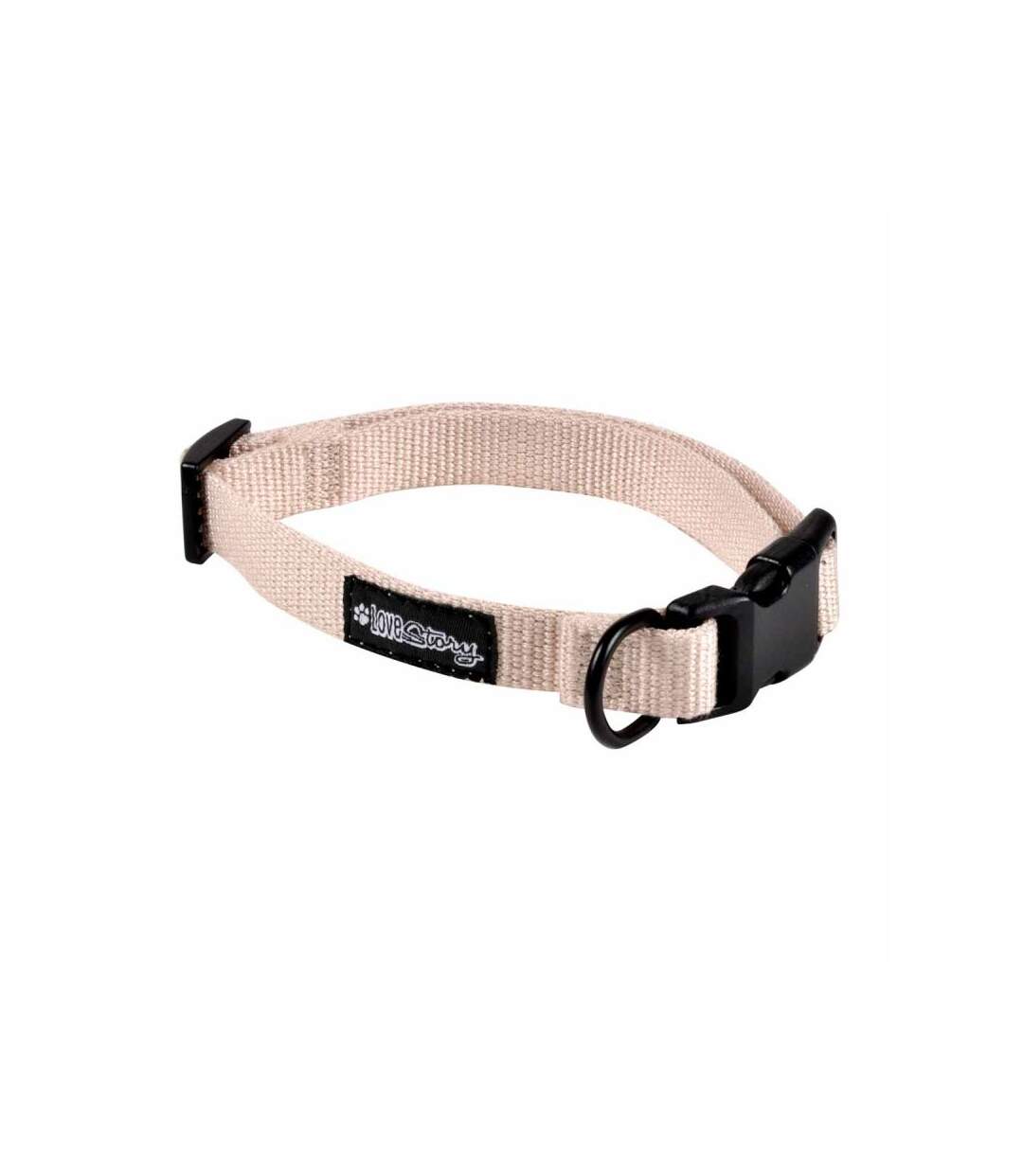 Paris Prix - Collier Pour Animaux réglable 35cm Naturel