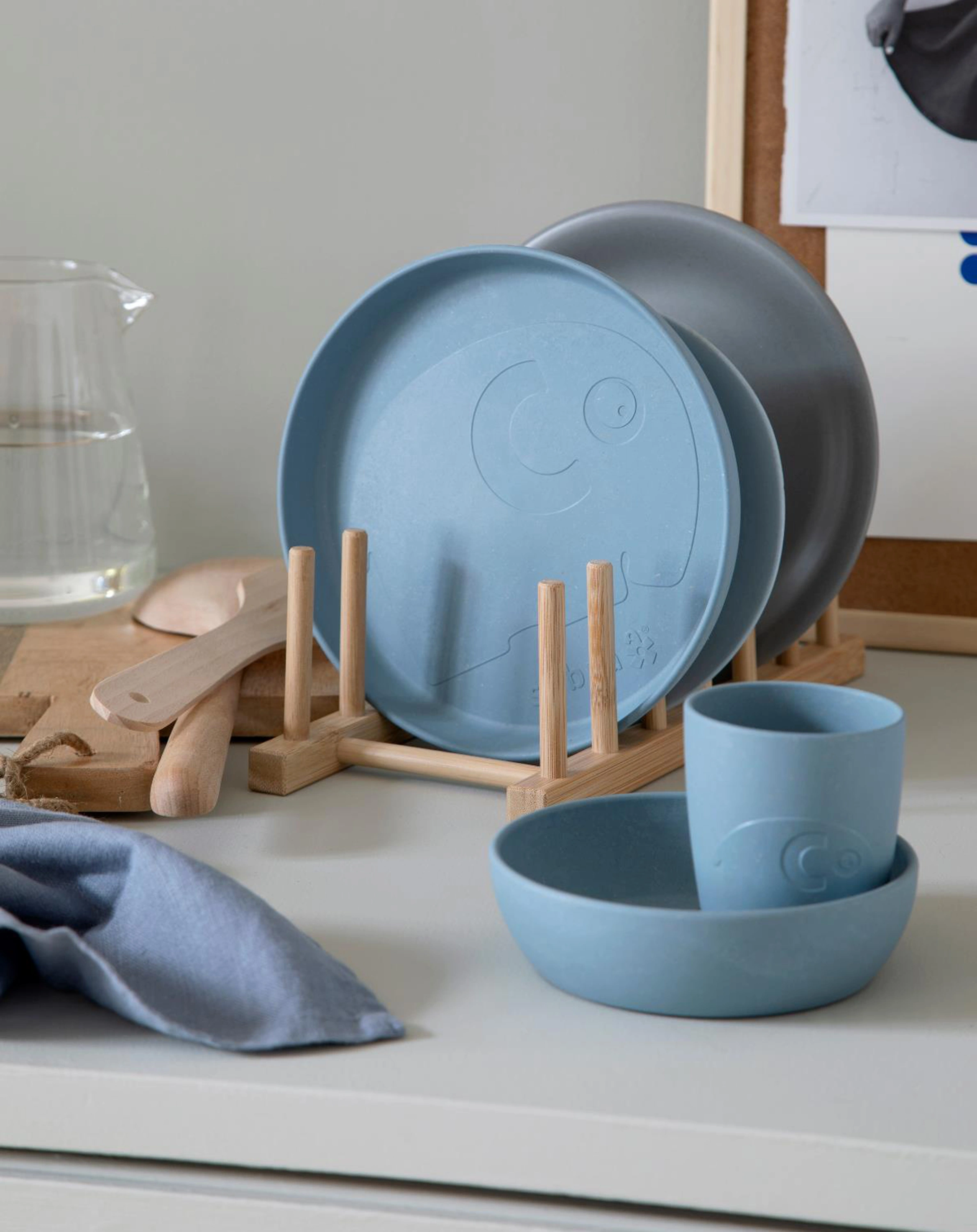 Teller-Set MUMS 2er Pack in powder blue