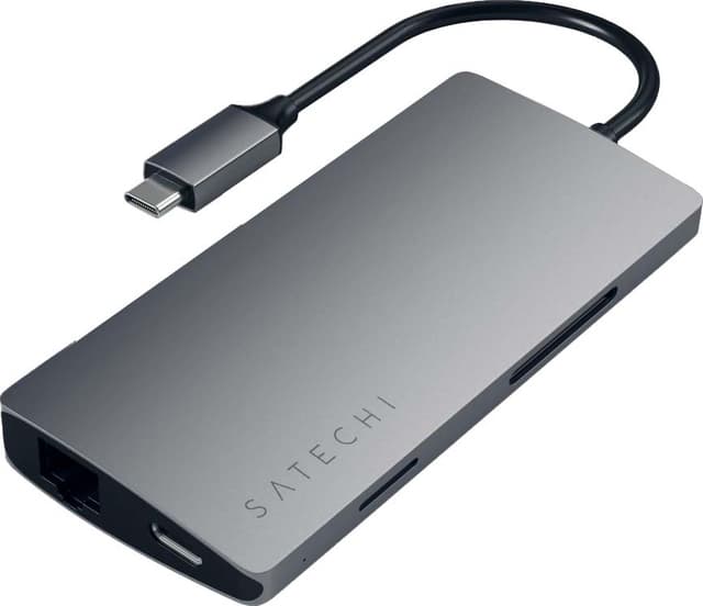 Satechi USB-C 4K Ethernet V2 Multiport USB-hub (Space Grey)