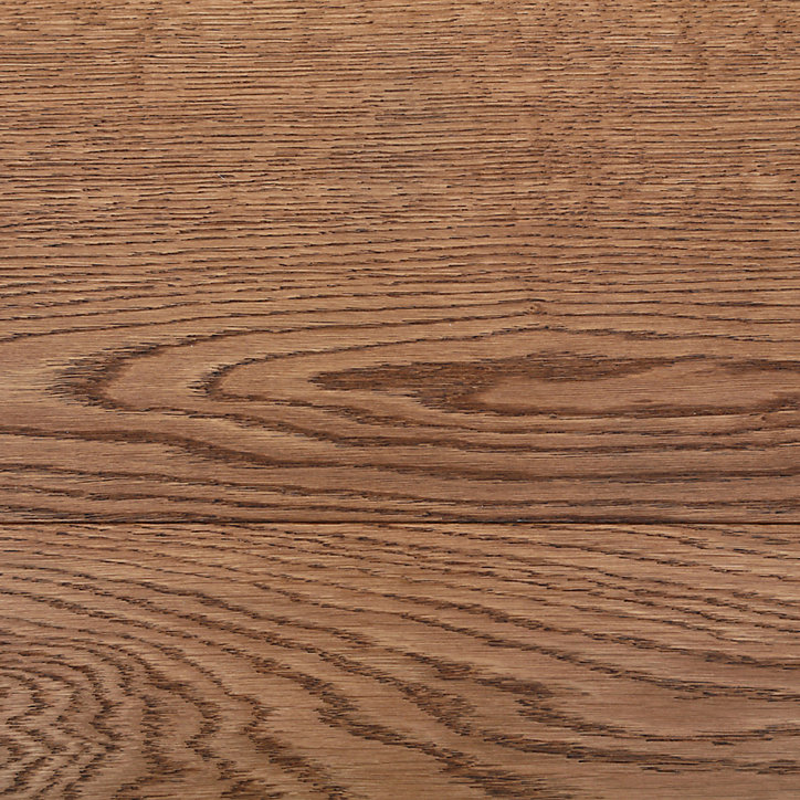 Parquet contrecollé clipsable Skara XXL en chêne huilé brun rustique