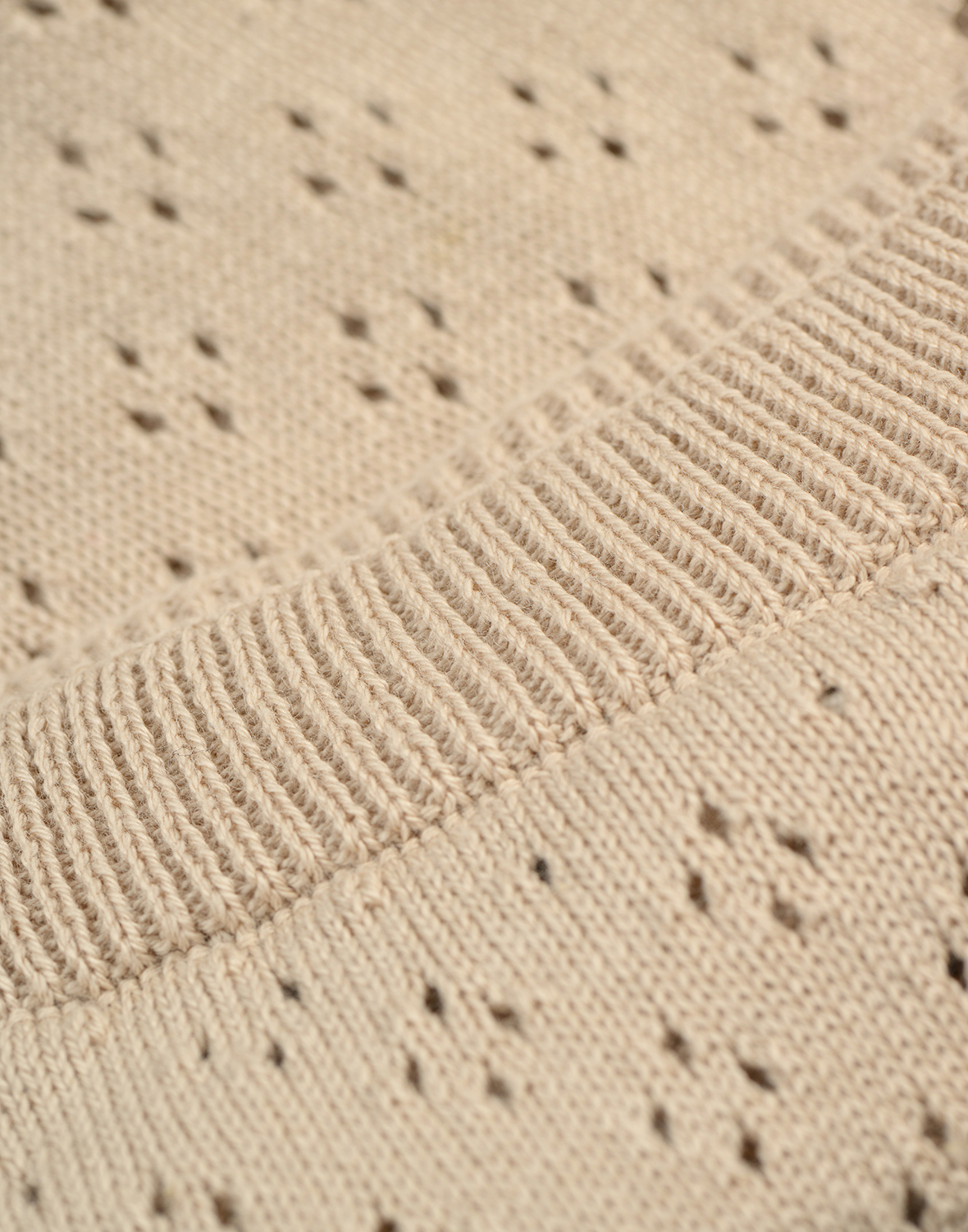 Pointelle bloomer in katoenen breisel voor baby's