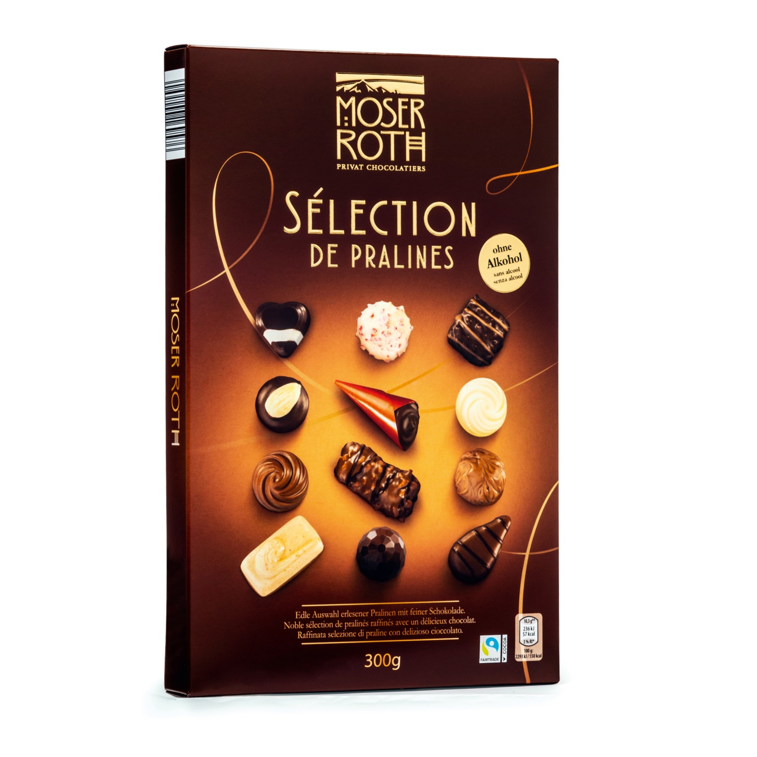 MOSER ROTH Pralinen Feine Auswahl, ohne Alkohol 300 g