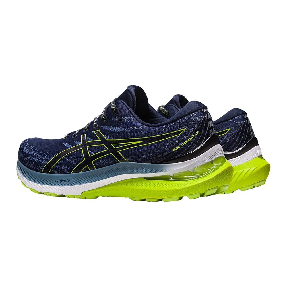 Asics GEL-KAYANO 29 - Chaussures running Homme midnight/lime zest