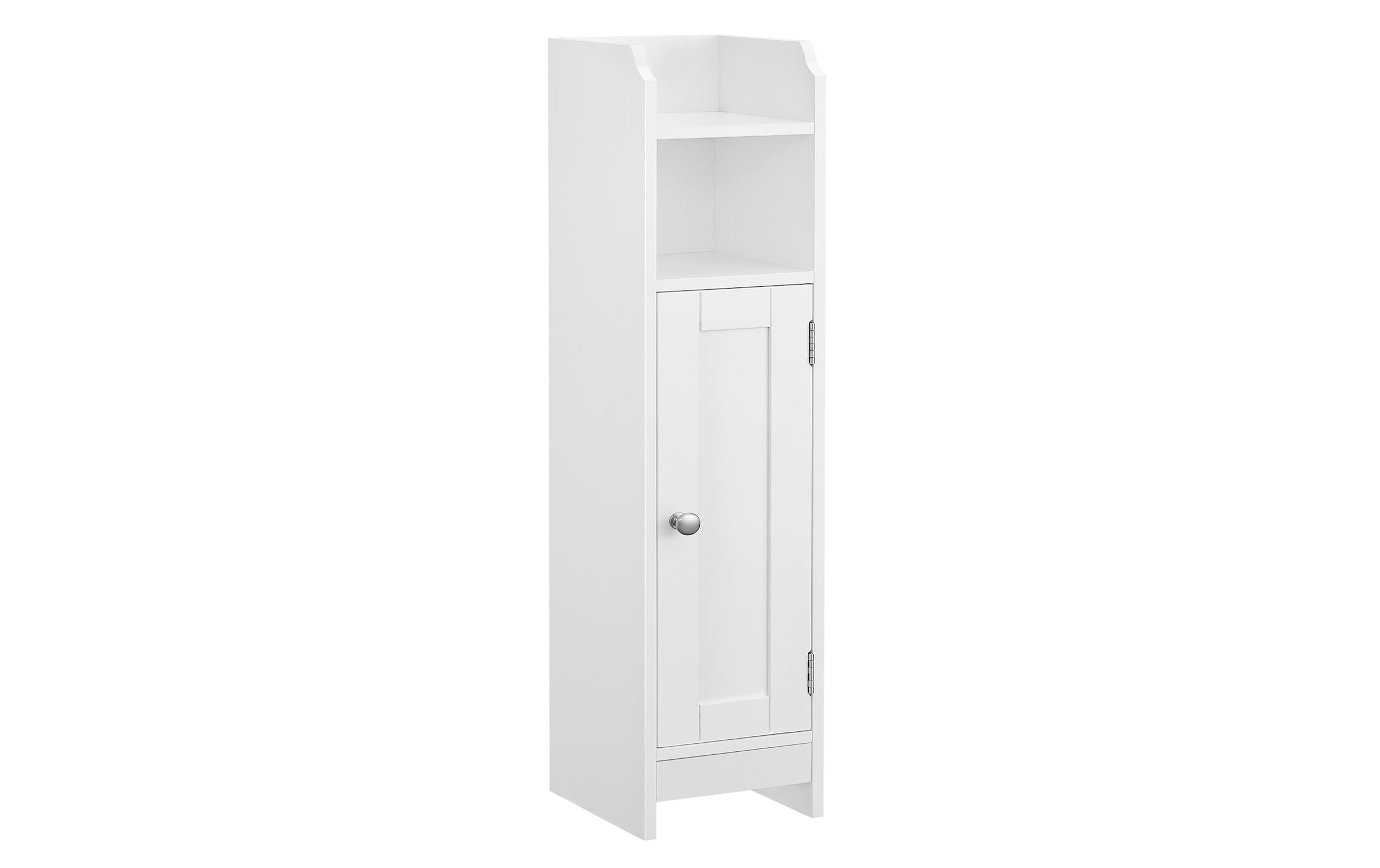 VASAGLE Badregal »80 x 20 cm, Weiss«