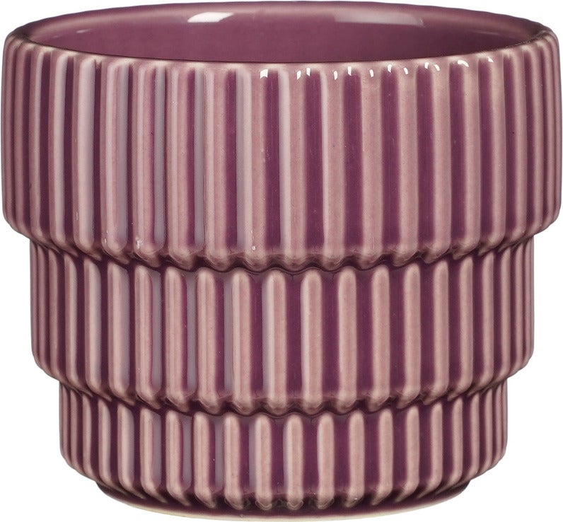 Mica Decorations bloempot Cella paars D 11 H 9 cm