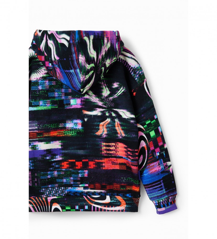 Moletom preto Desigual Aryeh Mickey
