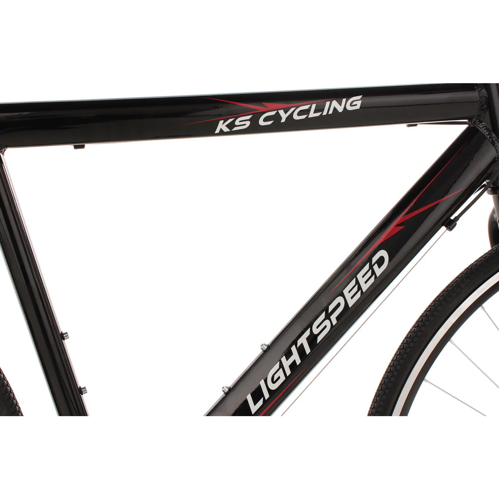 KS Cycling Fitnessrad 21 Gänge Fitness-Bike Lightspeed (Black) 28 Zoll
