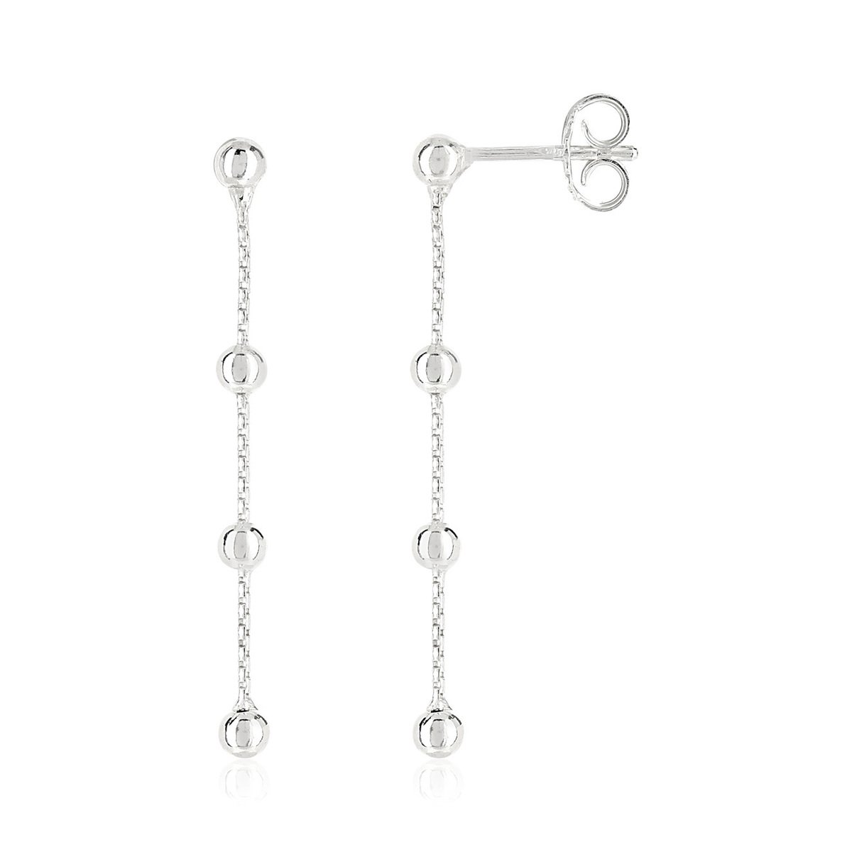Boucles d'oreilles argent 925 pendants