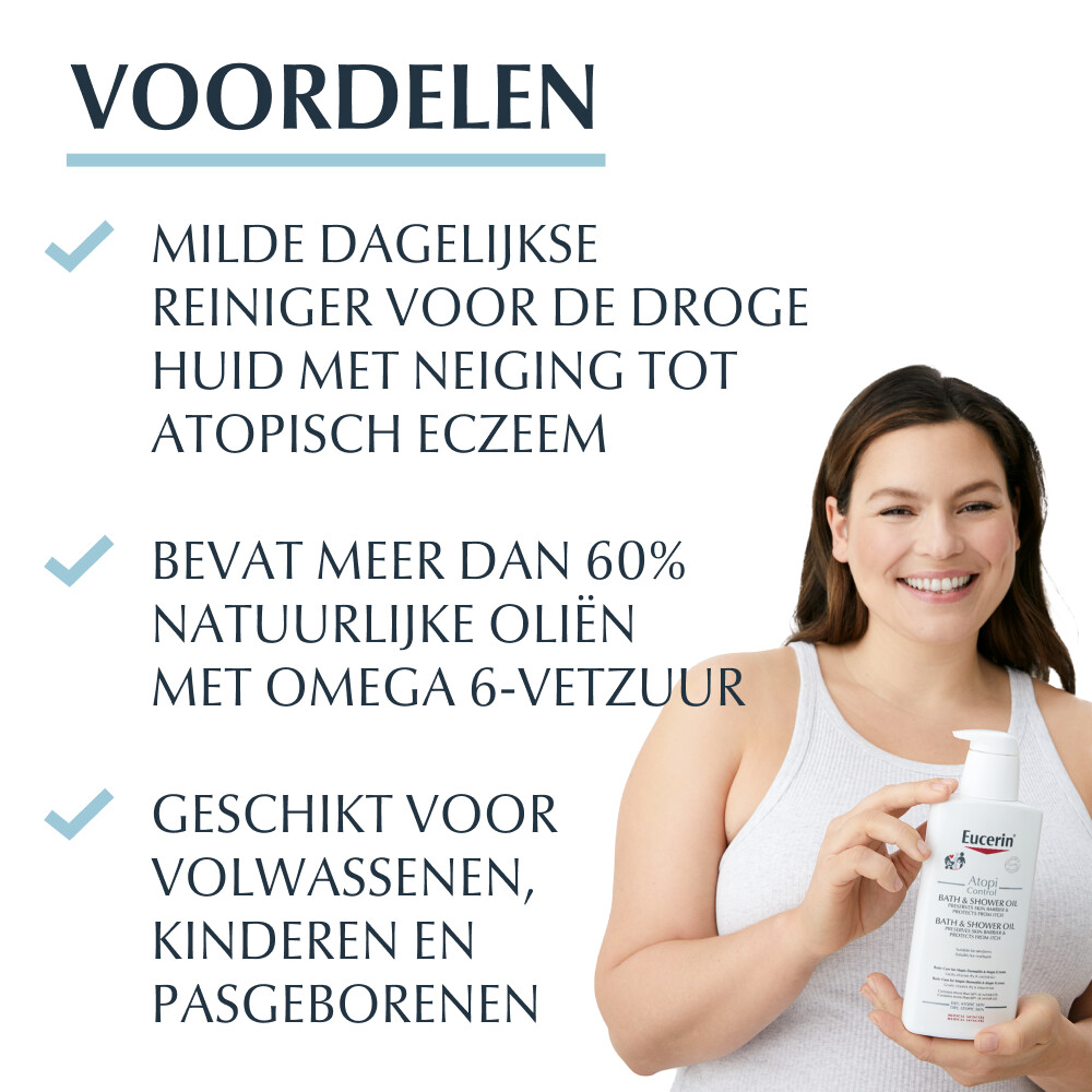 Eucerin AtopiControl Bad en Douche Olie400 ml