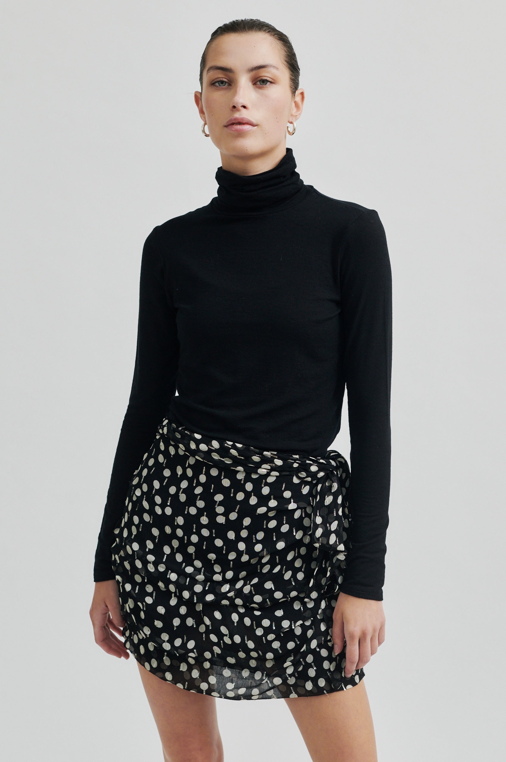 Second Female  Drop nederdel - sort