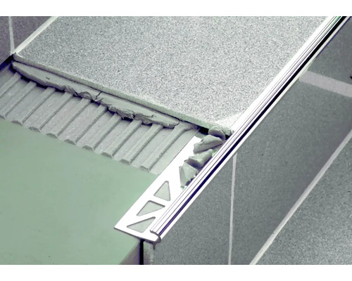 Traptredeprofiel Florentostep aluminium, lengte 250 cm, hoogte 11 mm