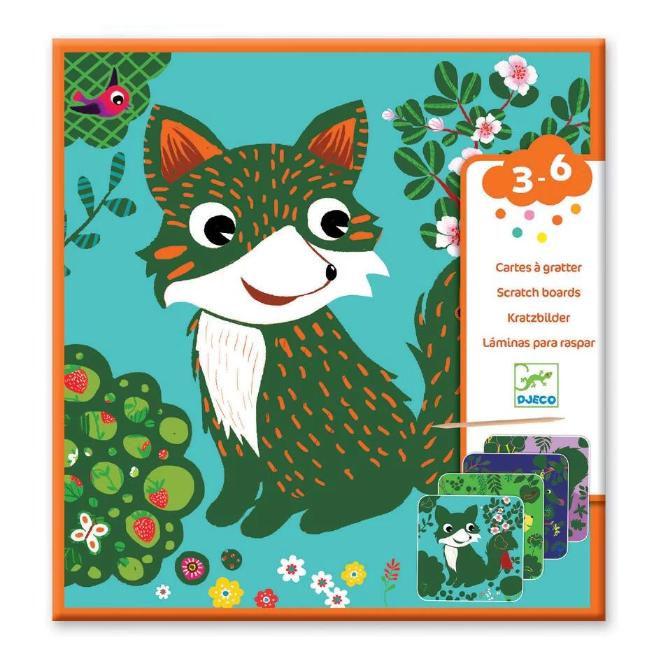 CARTES A GRATTER - PETITES BETES