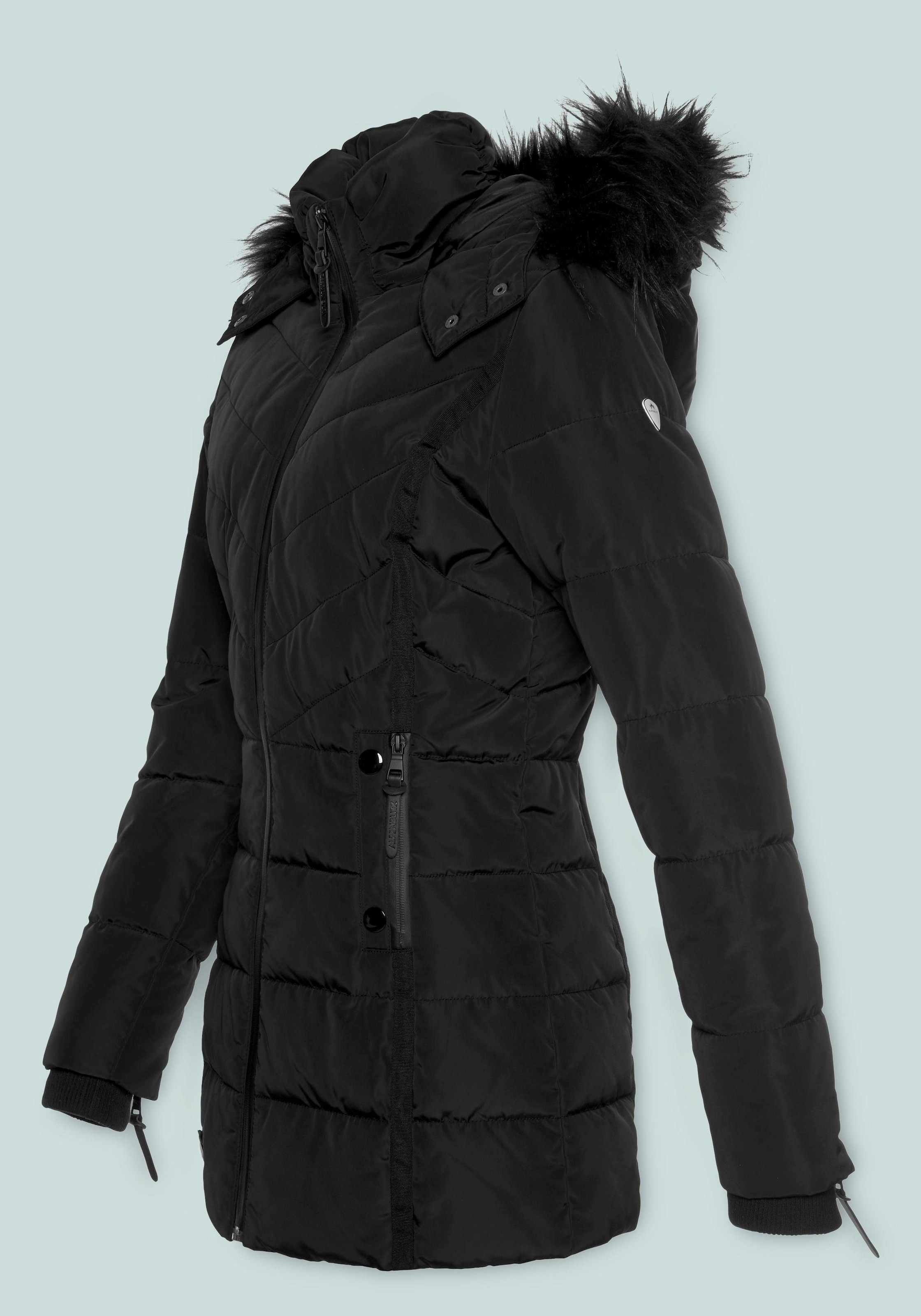 ALPENBLITZ Winterjacke »Pistenglück« mit Kapuze leichtes Webmaterial,  sportlicher Stil,  figurumspielender Schnitt