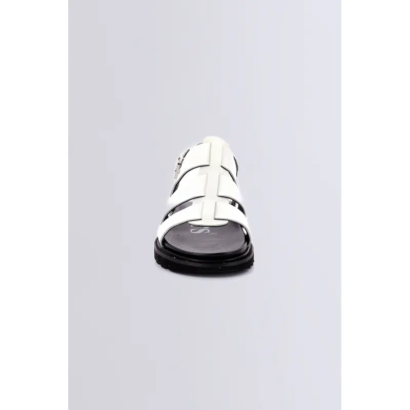 Neosinead Blanc SANDALES Cuir Femme