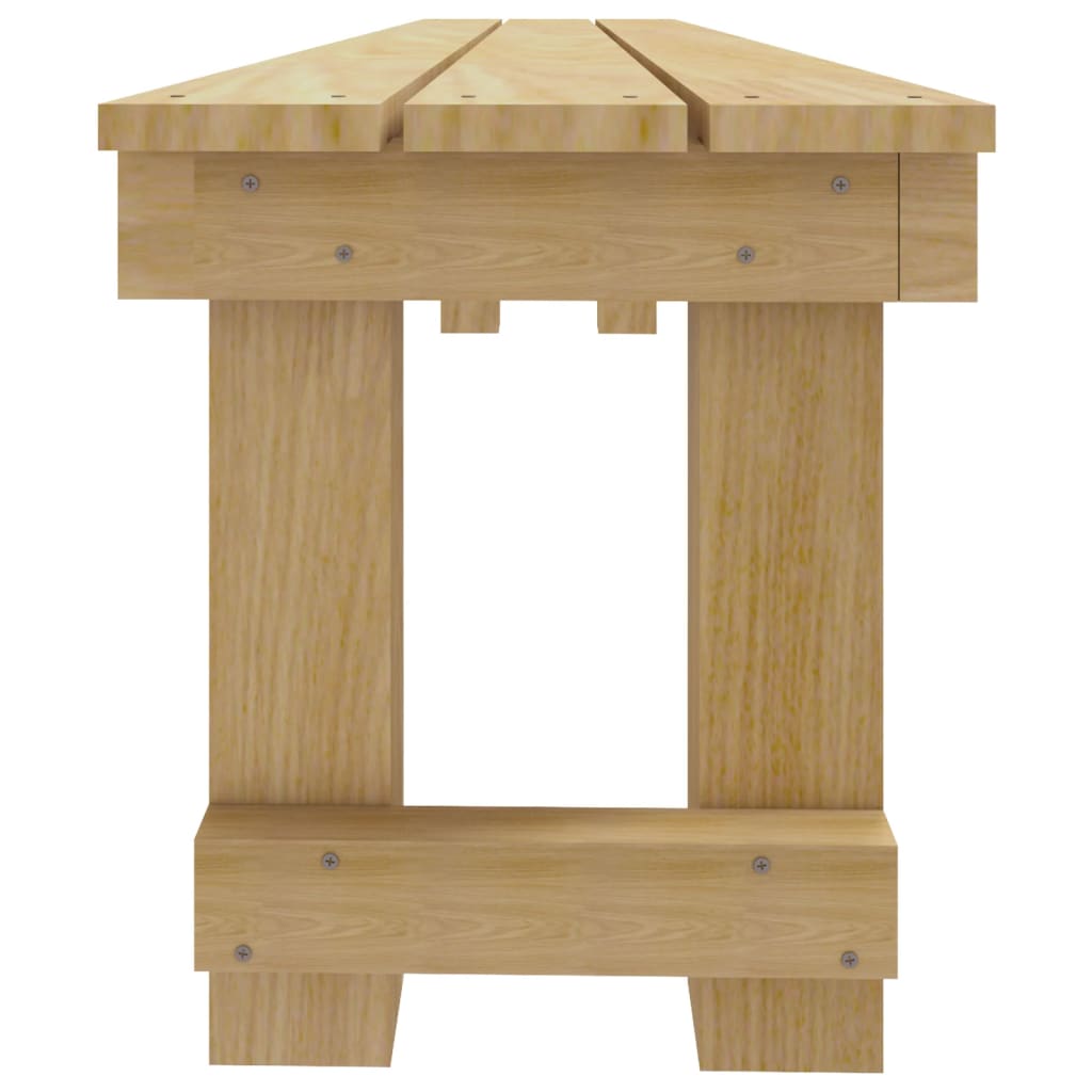 Mobilier de salle à manger de jardin 3 pièces bois de pin imprégné