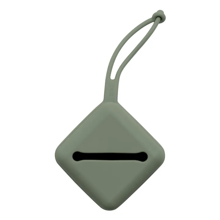 Bibs Boite à tétine en silicone | Vert forêt
