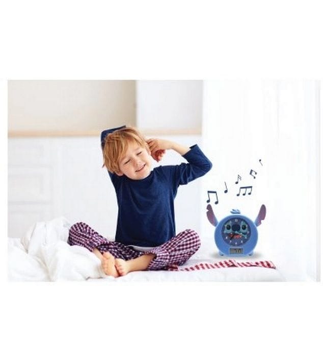 Lexibook Mein pädagogischer Nachtbegleiter Stitch Interaktiver Disney Wecker