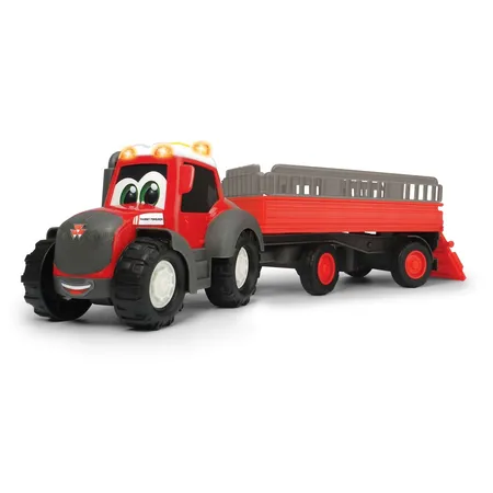 Dickie Toys ABC Massey Ferguson Animal Trailer
