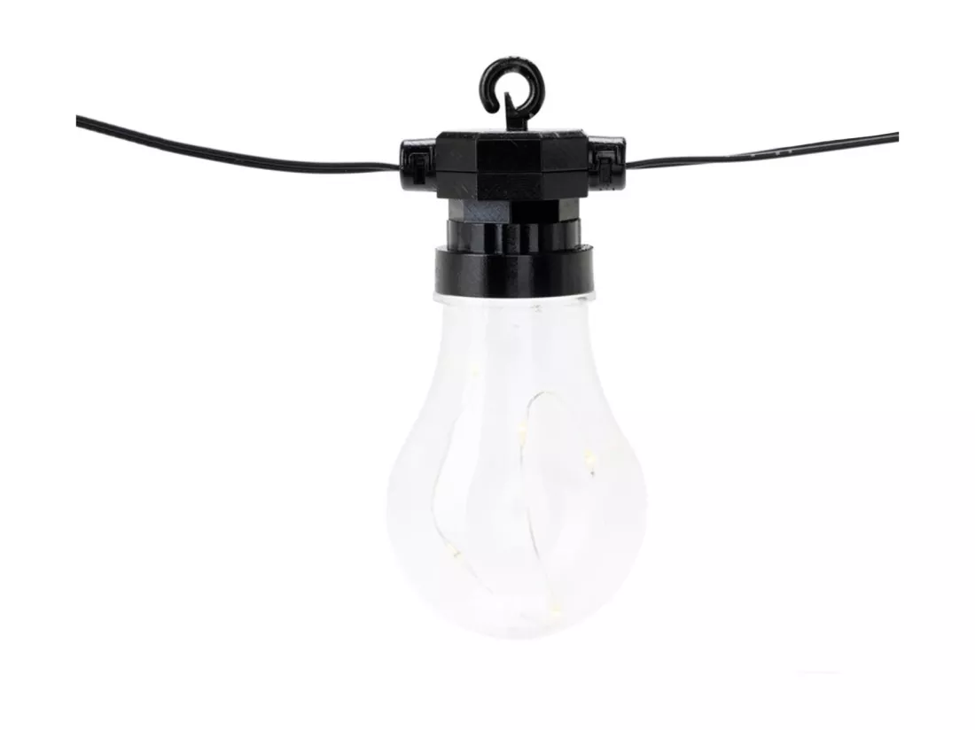 Guirlande LED Extérieure de 8 Ampoules Daku 6,5 m Blanc Chaud 2700K