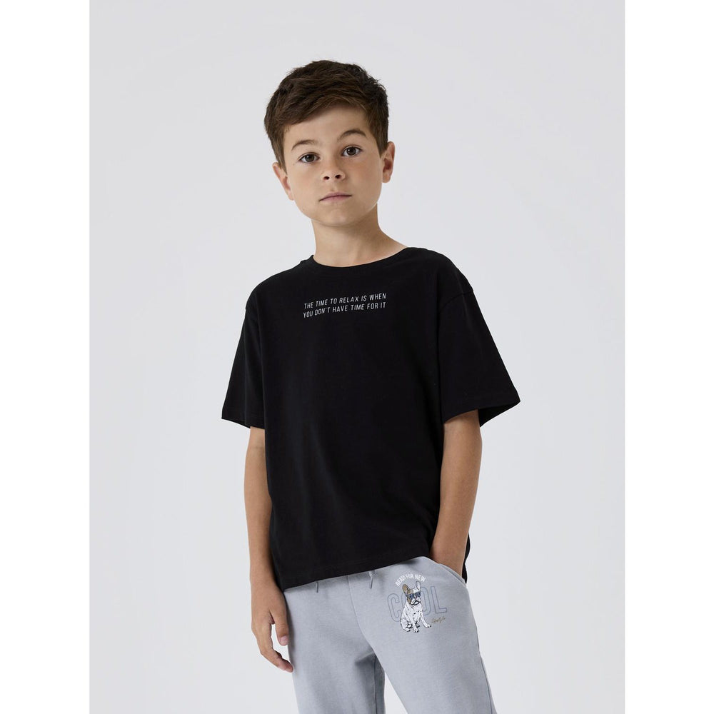 Køb Name It Black Bocalle Regular T-Shirt