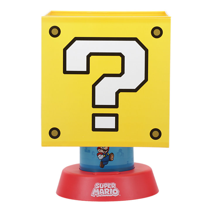 Lampe Super Mario Icon USB sans fil Paladone l.18cm x H.26,7cm x P.18cm