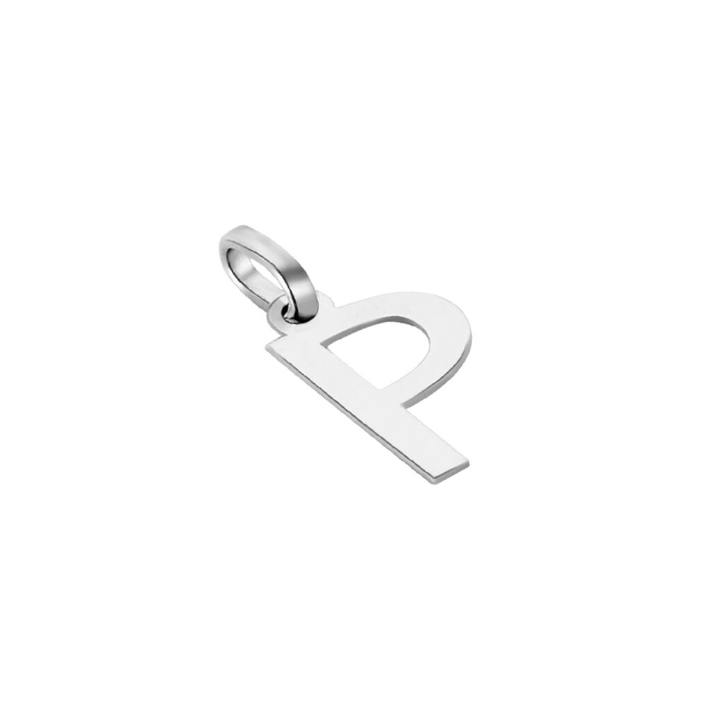 Pendentif Ionia Lettre Or Blanc