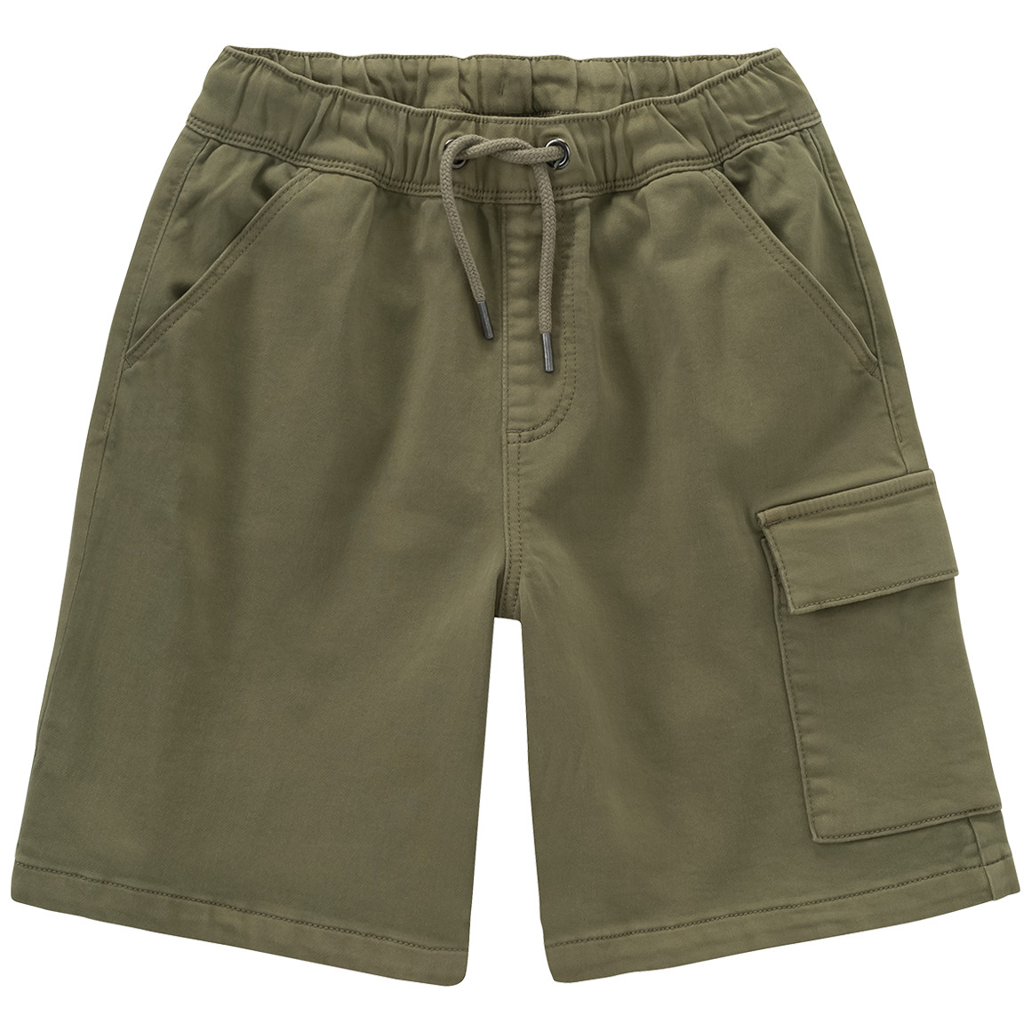 Beatwear Jungen Pull-On Shorts mit Tunnelzug oliv